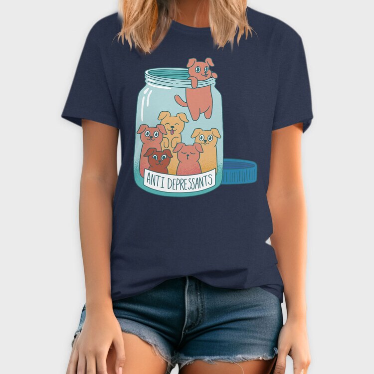 Antidepressants Dogs Jar, Tricou Barbati (Unisex)