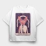 Cat Wizard Mystical Tarot Card Horus The Si, Tricou Oversize Barbati (Unisex)