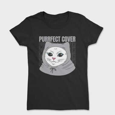 Cat With Grey Hoodie, Tricou Femei