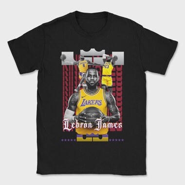 Lebron Art 2, Tricou Barbati (Unisex)