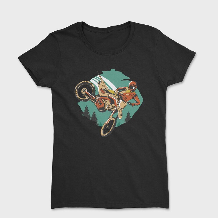 Motorcycle Winter, Tricou Femei