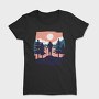 Hiking Sunset, Tricou Femei