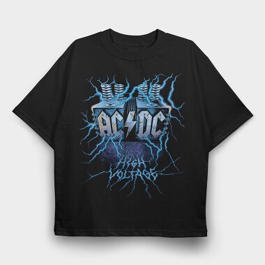 ACDC 2, Tricou Oversize Barbati (Unisex)