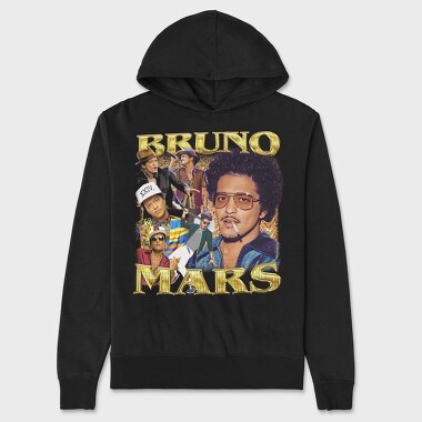 Bruno Mars, Hanorac Oversize Barbati (Unisex)