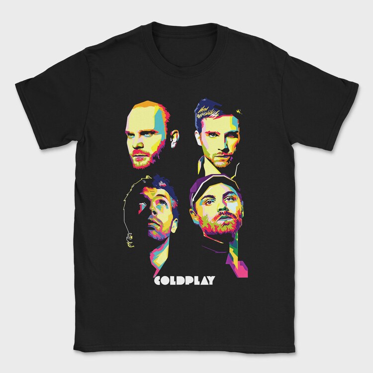 Coldplay 2, Tricou Barbati (Unisex)