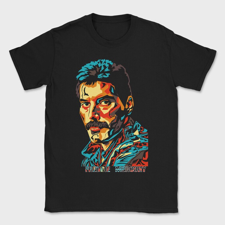 Freddie Mercury, Tricou Barbati (Unisex)