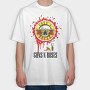 Guns N Roses 4, Tricou Oversize Barbati (Unisex)