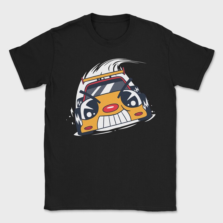 Race Car Cartoon, Tricou Barbati (Unisex)