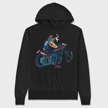 Chopper Rider, Hanorac Oversize Barbati (Unisex)