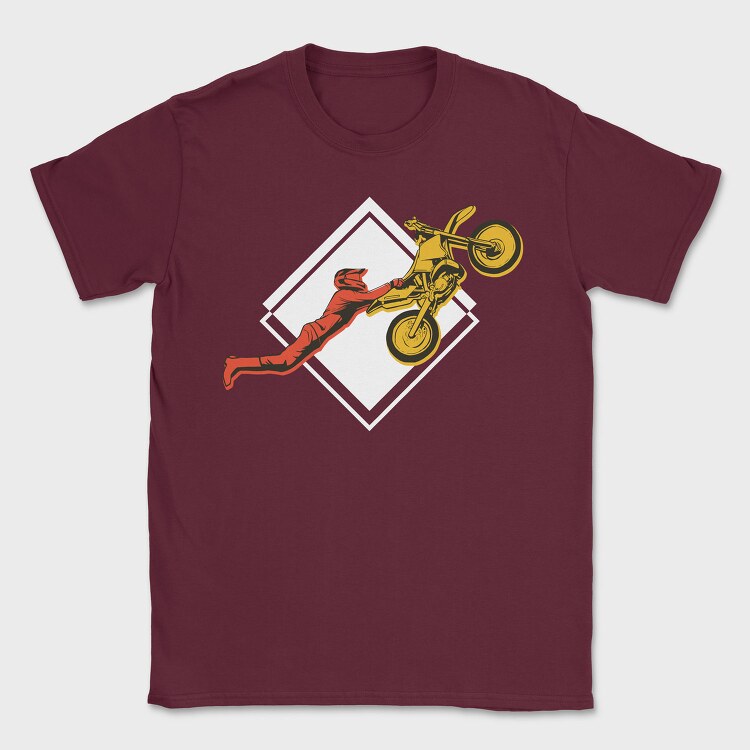 Dirt Bike, Tricou Barbati (Unisex)