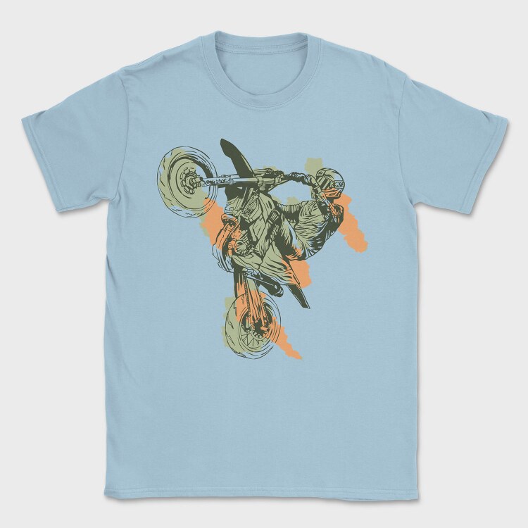 Motorbike Run, Tricou Barbati (Unisex)