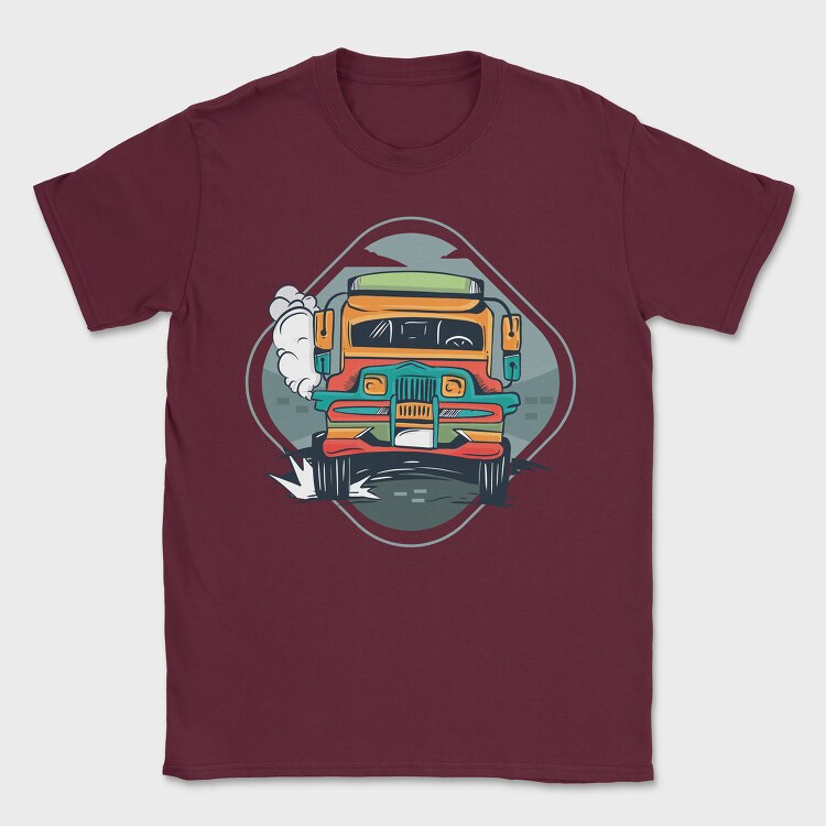 Jeepney, Tricou Barbati (Unisex)