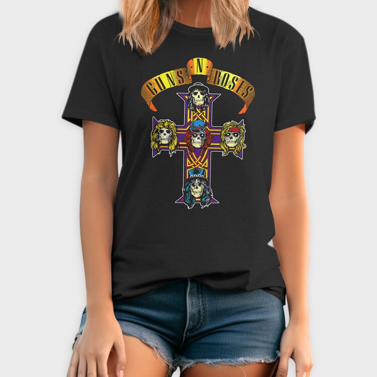 Guns N Roses 5, Tricou Barbati (Unisex)