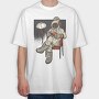 Reading Diver, Tricou Oversize Barbati (Unisex)