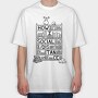 How I Social Distance, Tricou Oversize Barbati (Unisex)
