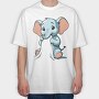Baby Elephant, Tricou Oversize Barbati (Unisex)