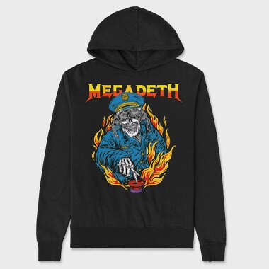 Megadeth, Hanorac Oversize Barbati (Unisex)