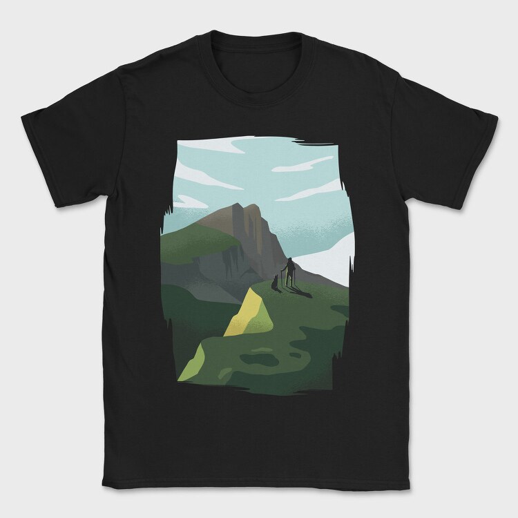 Munros Hiking, Tricou Barbati (Unisex)