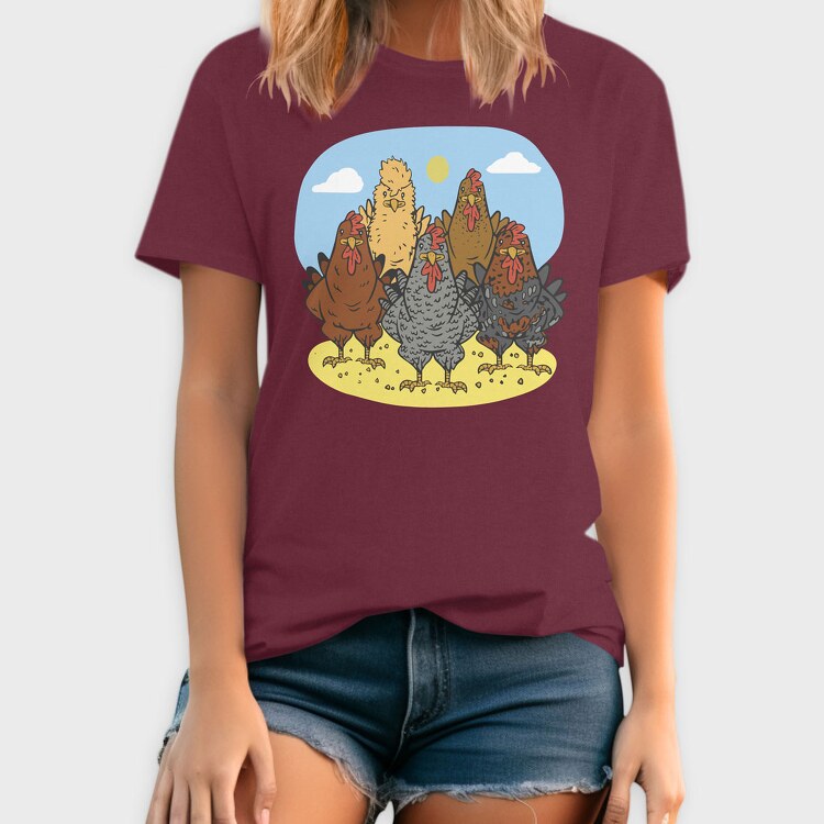 Chicken Slots, Tricou Barbati (Unisex)
