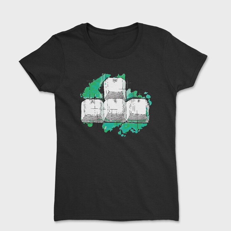 Wasd Keys, Tricou Femei