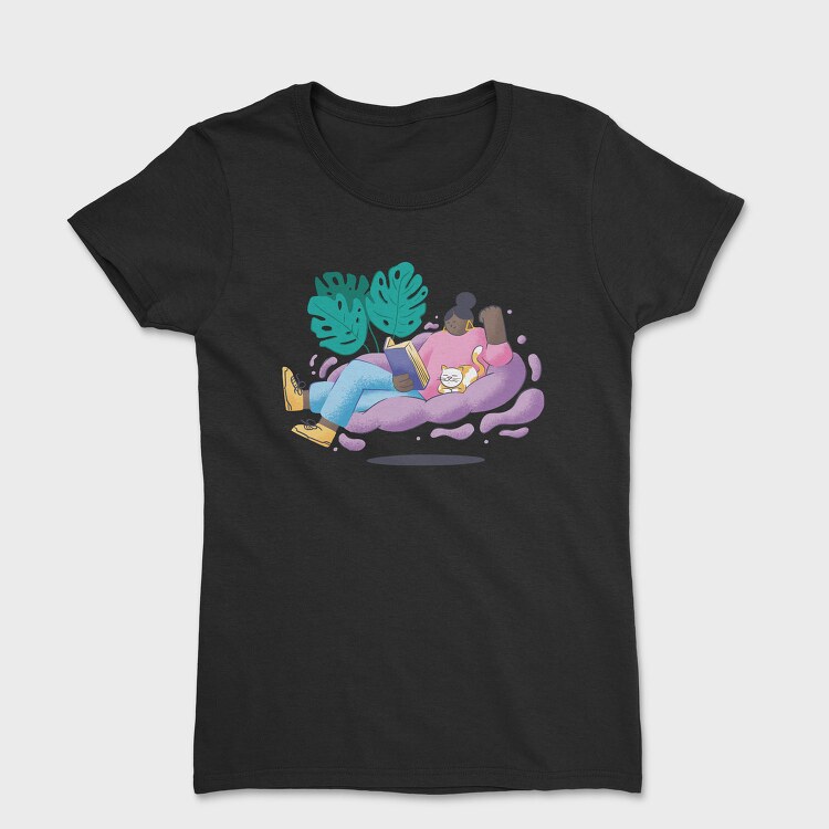Girl Reading, Tricou Femei