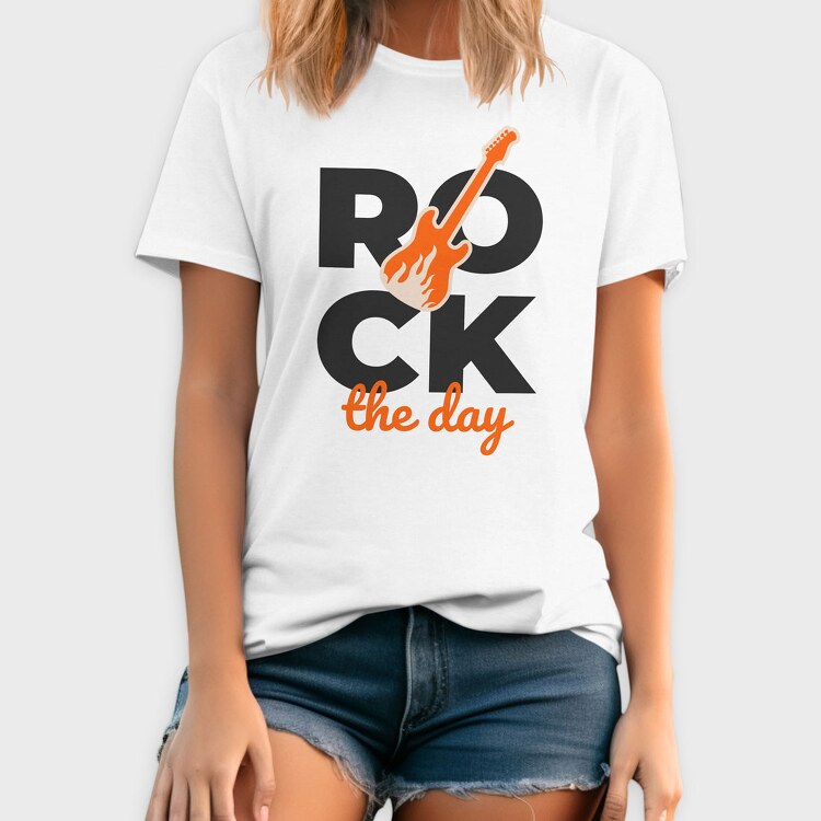 Rock the Day, Tricou Barbati (Unisex)