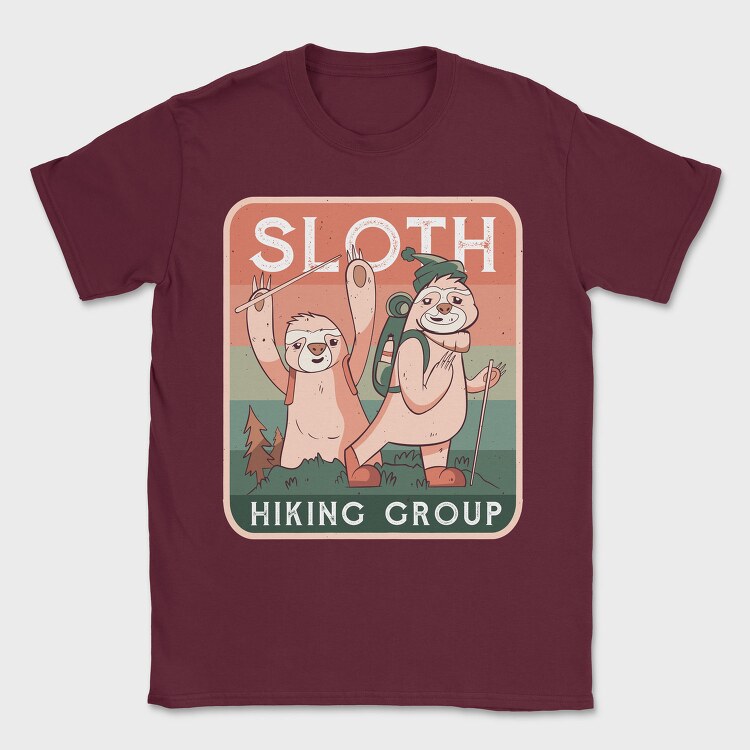 Sloth Hiking Group, Tricou Barbati (Unisex)