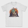 HikingDogForestTshirt, Tricou Barbati (Unisex)
