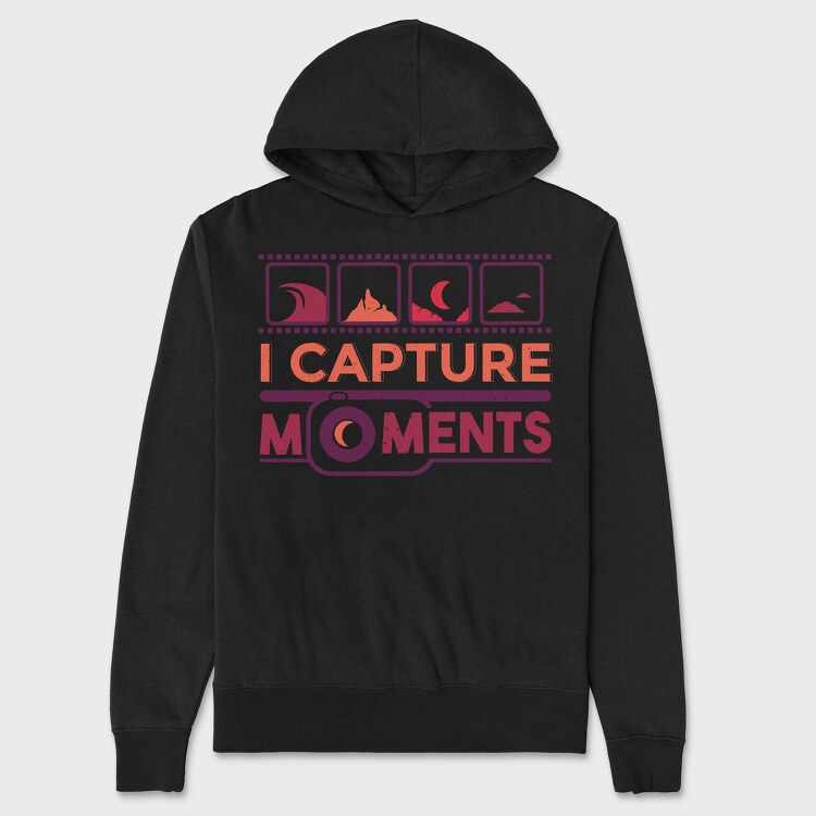 I Capture Moments, Hanorac Oversize Barbati (Unisex)