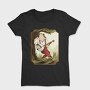 Banjo Frog Vintage Illustrations, Tricou Femei