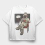 Reading Diver, Tricou Oversize Barbati (Unisex)