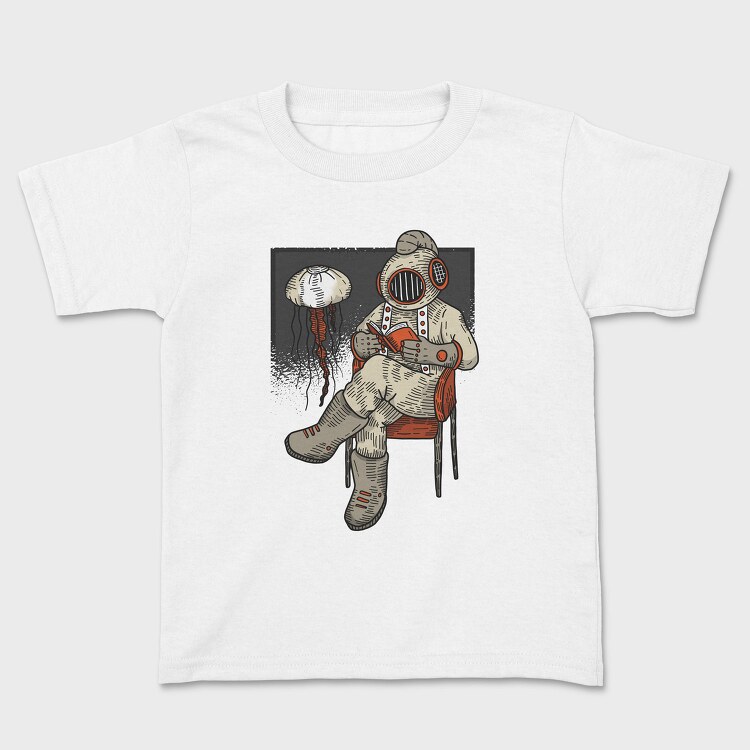 Reading Diver, Tricou Copii