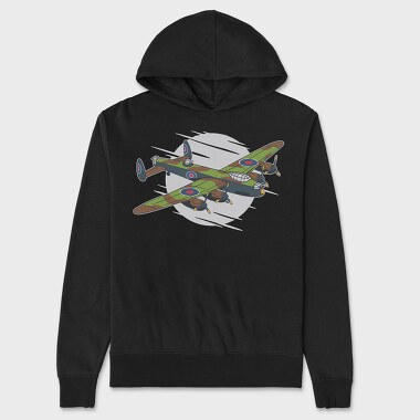 Lancaster Bomber, Hanorac Oversize Barbati (Unisex)