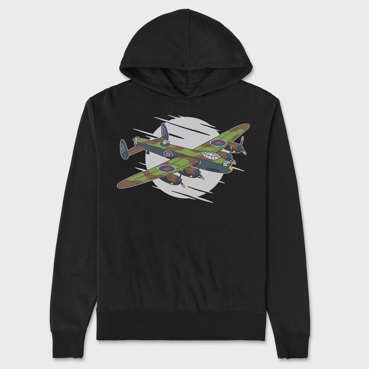Lancaster Bomber, Hanorac Oversize Barbati (Unisex)