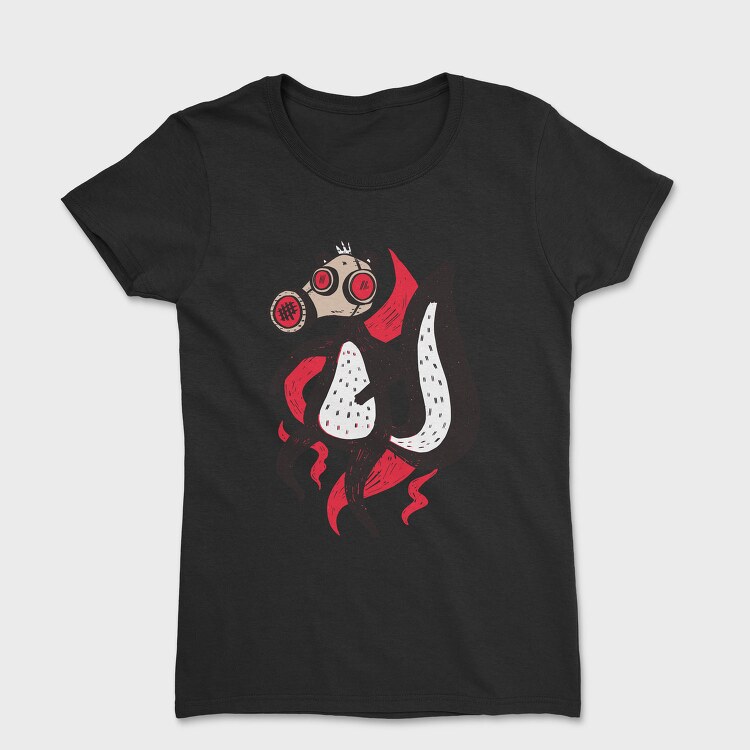 Skunk With Gas Mask, Tricou Femei