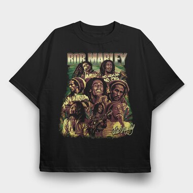 Bob Marley 4, Tricou Oversize Barbati (Unisex)