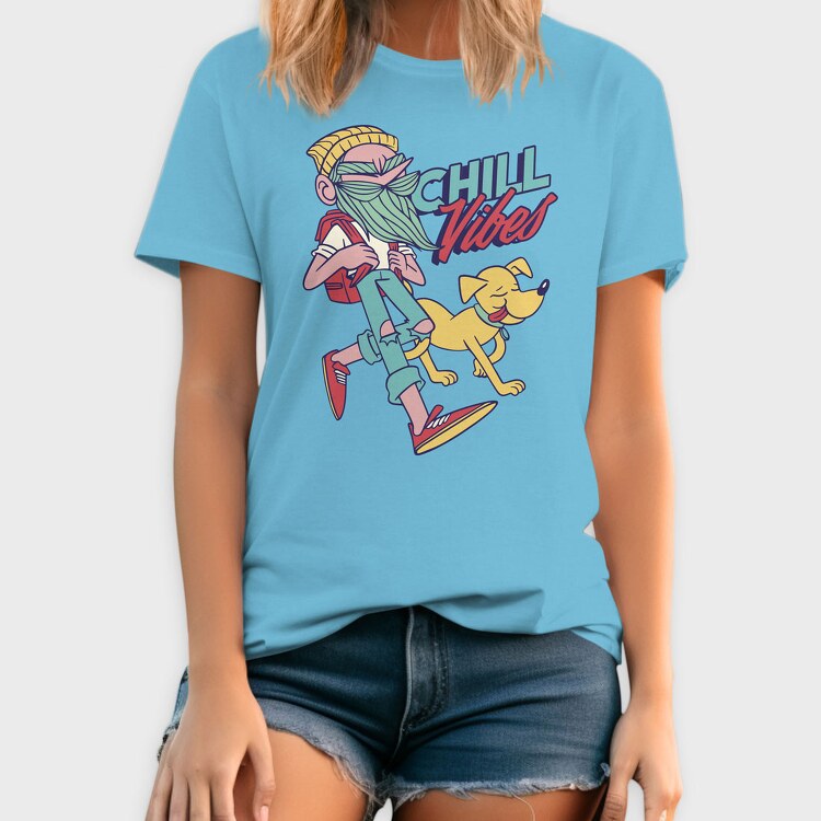 Chill Vibes Hipster, Tricou Barbati (Unisex)