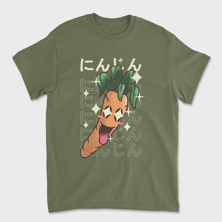 carrot crazy kawaii, Tricou Barbati (Unisex)