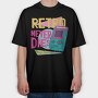 Retro Gameboy, Tricou Oversize Barbati (Unisex)