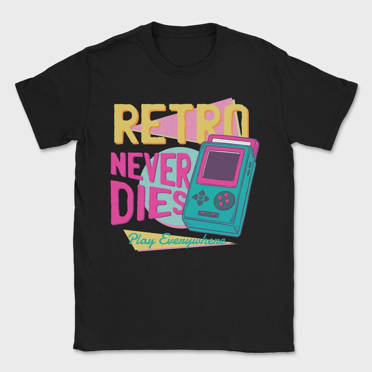 Retro Gameboy, Tricou Barbati (Unisex)