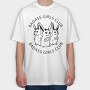 Badass Girls Club Bunnies Nc, Tricou Oversize Barbati (Unisex)