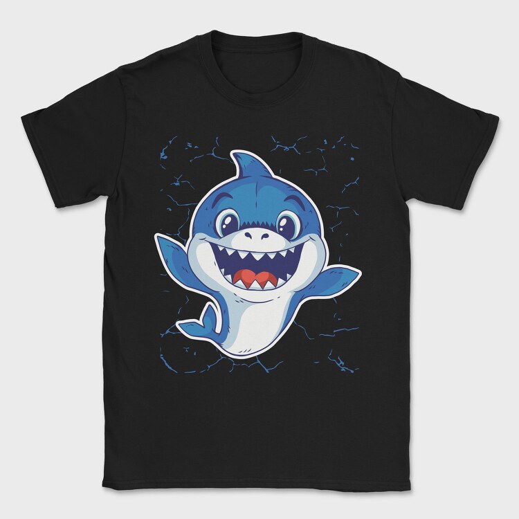 Baby Shark, Tricou Barbati (Unisex)