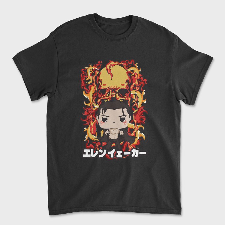 Funko Anime Attack on Titan 2, Tricou Barbati (Unisex)