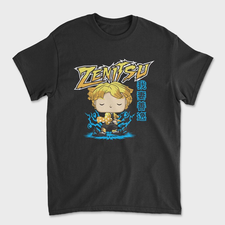Funko Anime Demon Slayer Zenitsu, Tricou Barbati (Unisex)