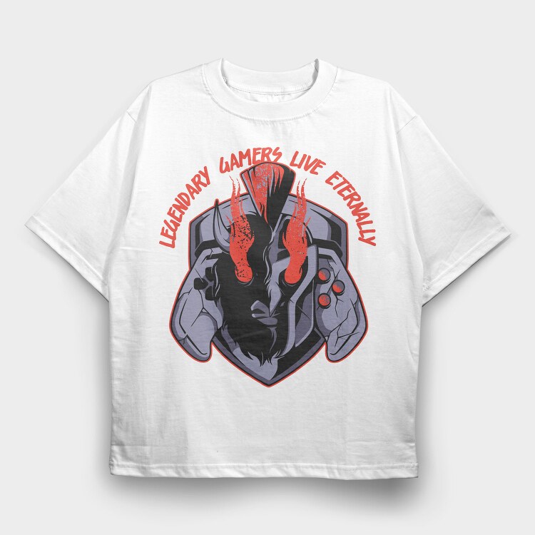 Gaming Shield, Tricou Oversize Barbati (Unisex)