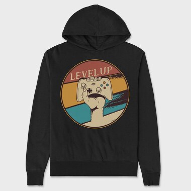 Level Up, Hanorac Oversize Barbati (Unisex)