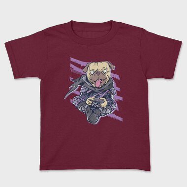 Pug Gamer Ninja, Tricou Copii