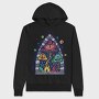 Trippy Shrooms, Hanorac Oversize Barbati (Unisex)