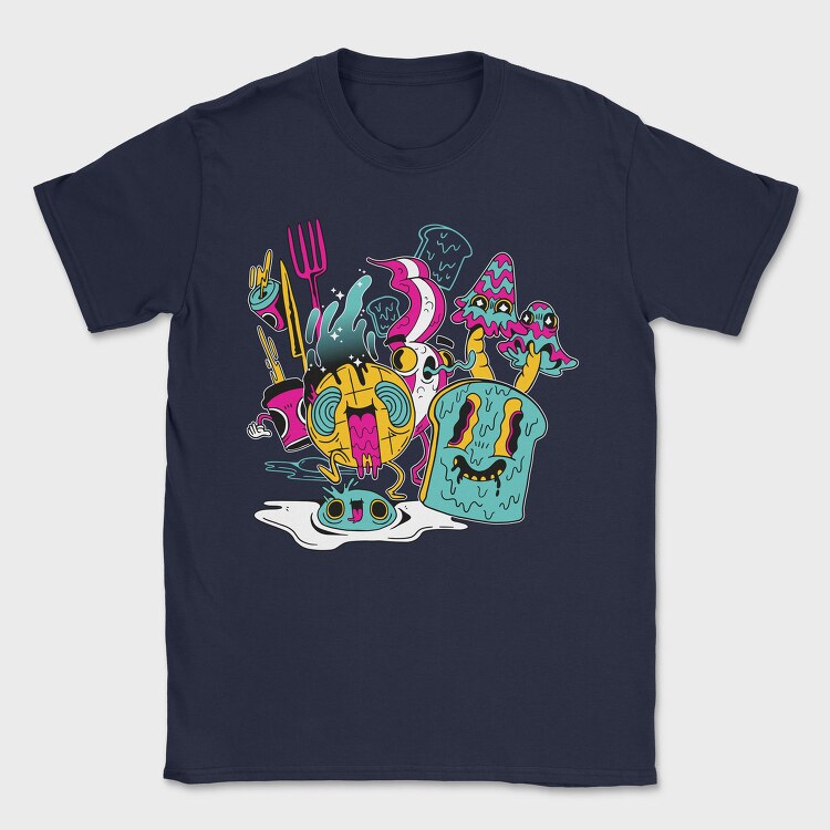 Psychedelic Breakfast, Tricou Barbati (Unisex)