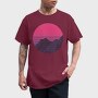 Retro Mountain, Tricou Barbati (Unisex)